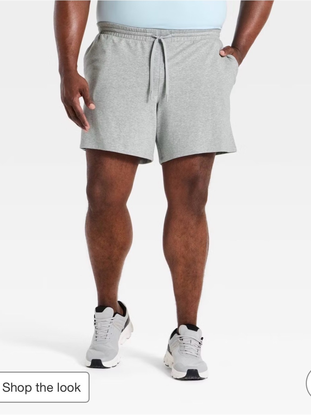 Heather Gray Men's French Terry Shorts